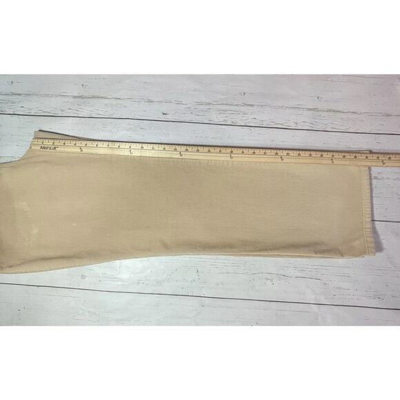 Talbots Corduroy Pants Womens 8 Tan Mid Rise Stretch Pockets Cotton - Picture 7 of 12